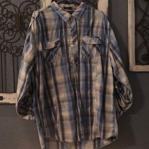 Men’s Long sleeve western shirt.